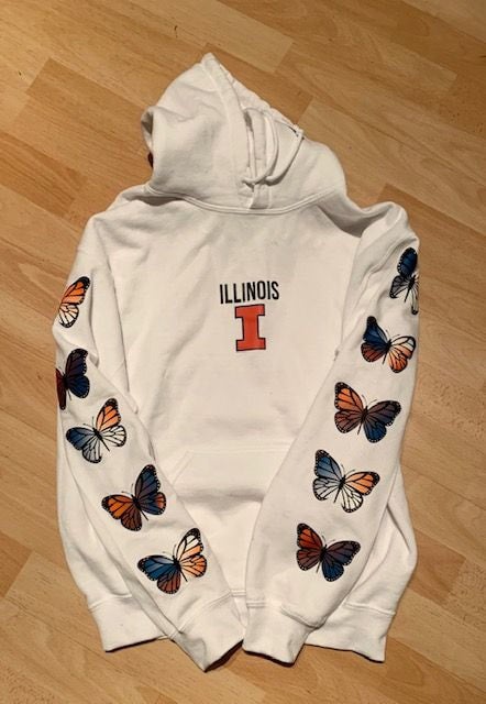 Butterfly hot sale hoodie hollister
